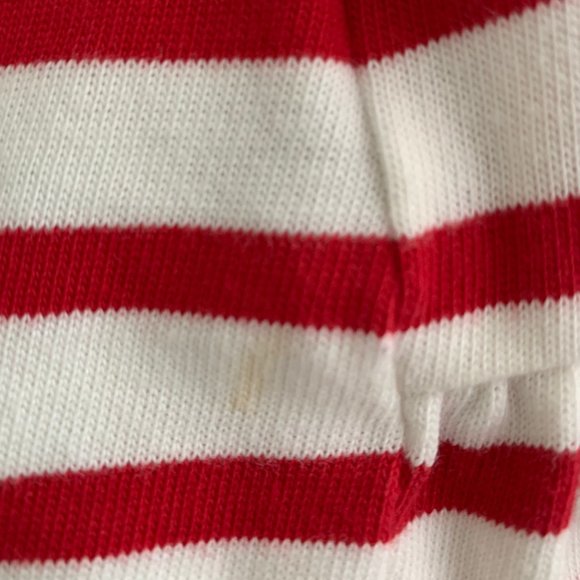 Kate Spade 3/4 Sleeve Striped Sailor Top Red Size XS - Picture 8 of 9